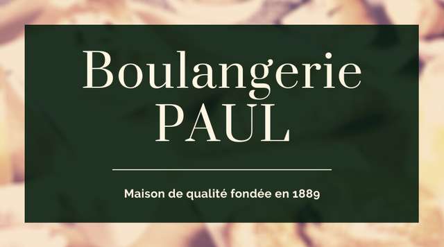 Boulangerie PAULパリでおすすめの店舗