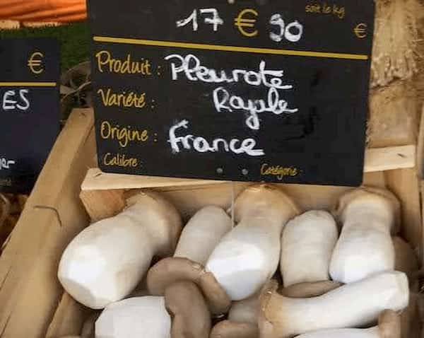 フランスで手に入る日本のキノコエリンギ